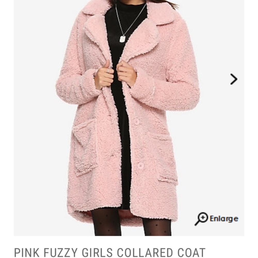 Pink Fuzzy Coat